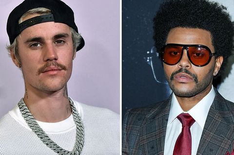 Die Musiker Justin Bieber und The Weeknd