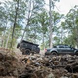 Im Vergleich zu dem Full-Size-Pick-up wirkt der Hänger fast zierlich.