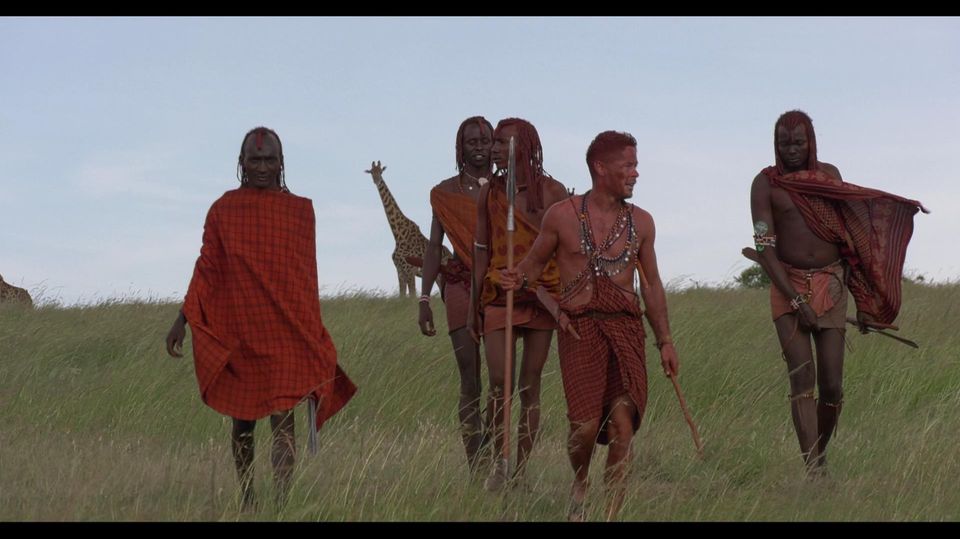 Eicher mit den Massai-Kriegern Tagsüber wanderte Eicher mit den Massai-Kriegern durch die Steppe