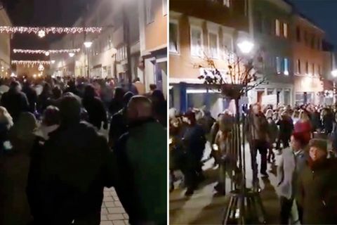 Proteste im Landkreis Hildburghausen
