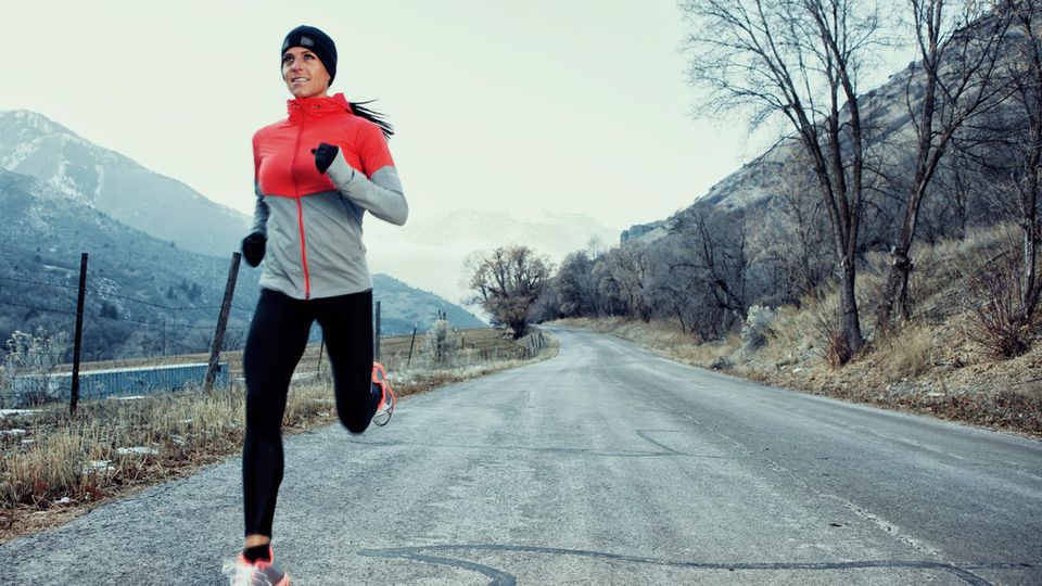 Joggen im Winter