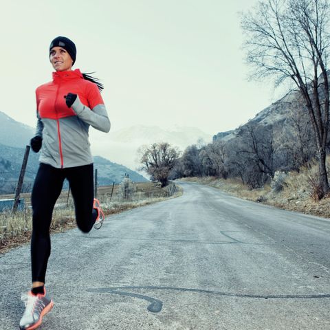 Joggen im Winter