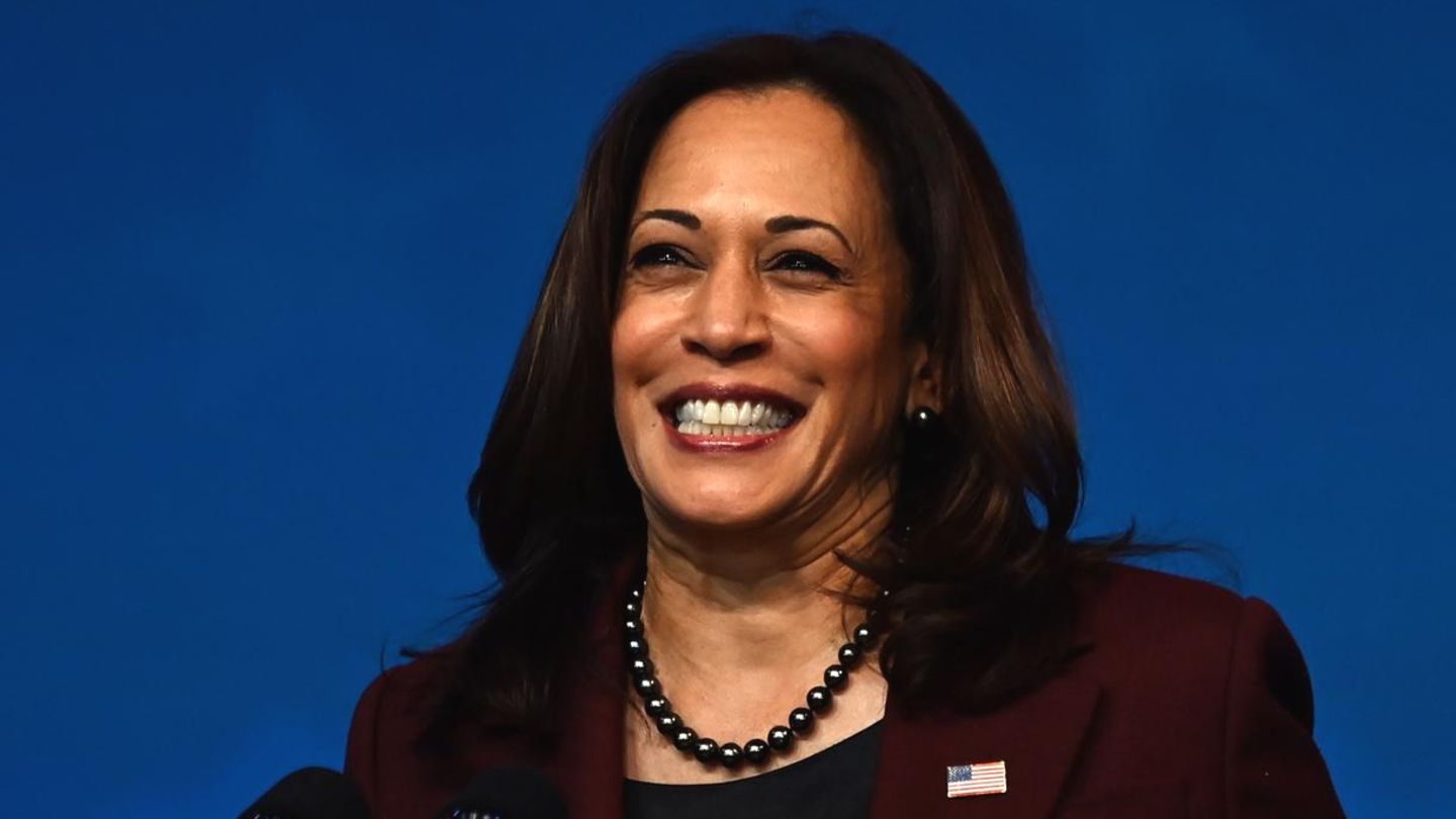 Die künftige US-Vizepräsidentin Kamala Harris