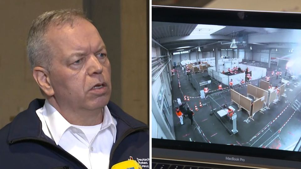 120 Personen pro Stunde - So läuft die Impfung in einem Impfzentrum ab
