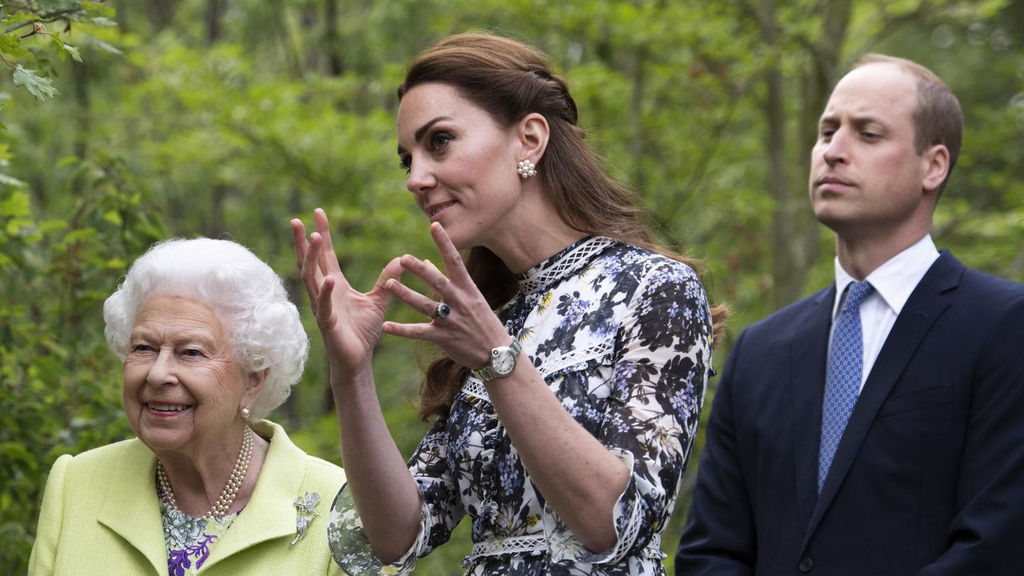 Kate, William, Queen