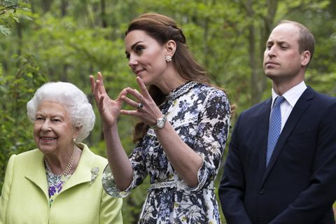 Kate, William, Queen