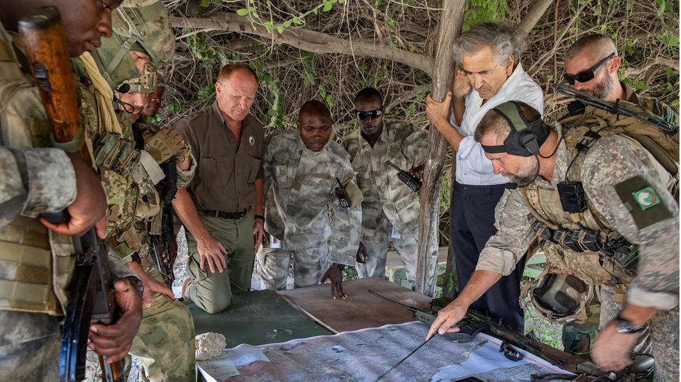 Bernard-Henri Lévy in Somalia, im März 2020