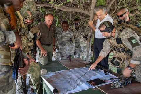 Bernard-Henri Lévy in Somalia, im März 2020