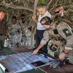 Bernard-Henri Lévy in Somalia, im März 2020
