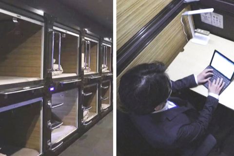 Schlafkapsel wird zu Arbeitskapsel: Wie ein japanisches Hotel in der Krise kreativ wird