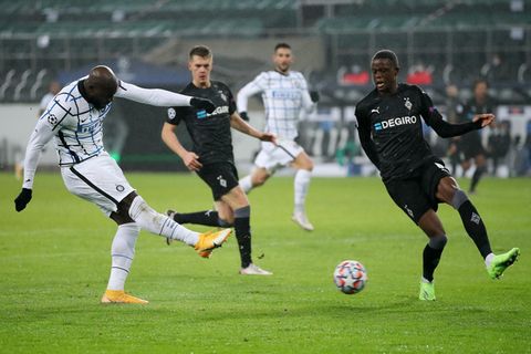 Romelu Lukaku trifft gegen Borussia Mönchengladbach