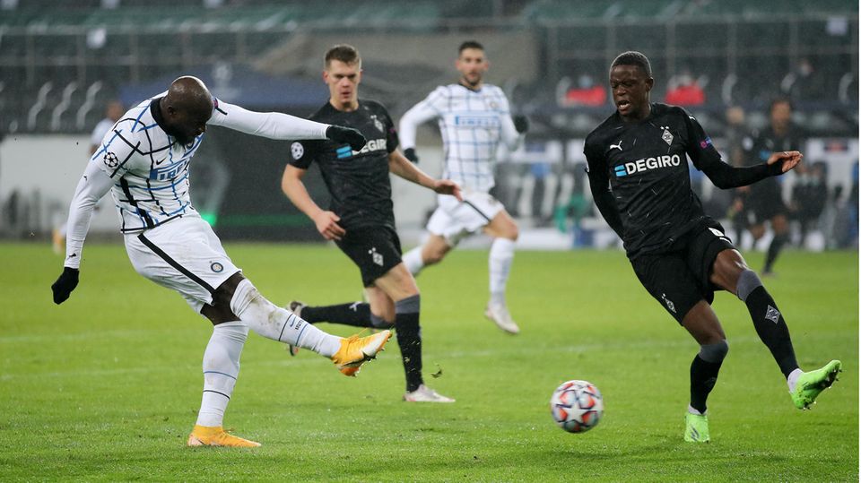 Romelu Lukaku trifft gegen Borussia Mönchengladbach
