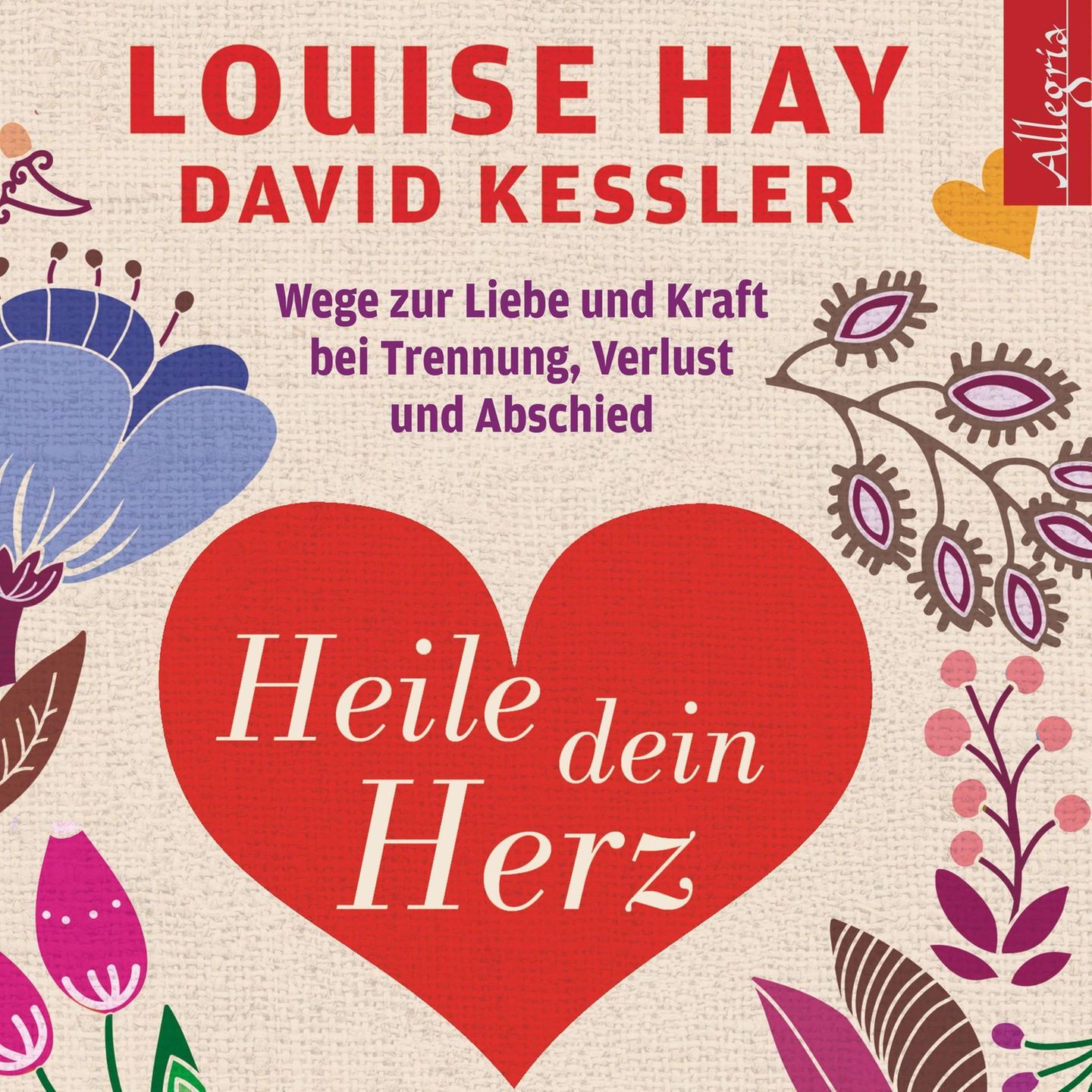 Heile dein Herz - Louise Hay und David Kessler   David Kessler ist Trauerexperte und Louise Hay kümmert sich um die Lebenshilfe in allen Situationen. In ihrem Buch "Heile dein Herz" zeigen die beiden Experten, was mit uns passiert, wenn wir Verlust ausgesetzt sind. Das kann eine Trennung sein, aber auch der Verlust eines Menschen. Aber auch andere Verluste wie zum Beispiel der Verlust des Jobs können uns ganz schön zusetzen. Praxisnah erklären die Bestsellerautoren, wie man mit diesen Situationen umgehen kann.