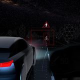 Der Nachtsichtassistent erkennt Menschen und Tiere bis zu einer Geschwindigkeit von 200 Metern