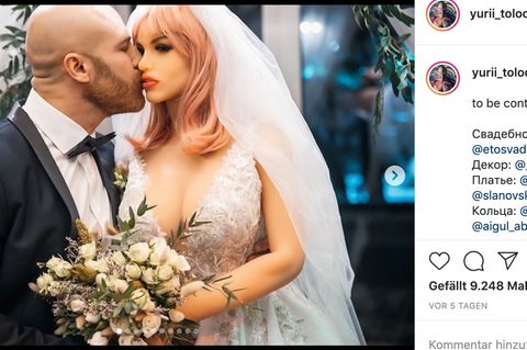 Kasachstan: Bodybuilder heiratet seine Sexpuppe: "Sie hat eine zarte Seele"