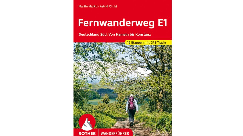 Neuerscheinungen: "Fernwanderweg E1 Deutschland Süd - Von Hameln bis Konstanz" von Astrid Christ und Martin Marktl. Erschienen im Rother Bergverlag, 240 Seiten mit 183 Farbabbildungen, Preis: 16,90 Euro. "Fernwanderweg E1 Deutschland Süd - Von Hameln bis Konstanz" von Astrid Christ und Martin Marktl. Erschienen im Rother Bergverlag, 240 Seiten mit 183 Farbabbildungen, Preis: 16,90 Euro.