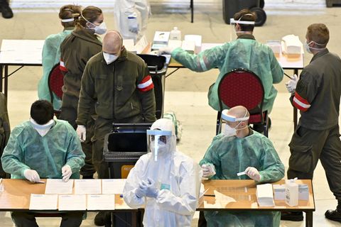 Massentests in Österreich starten