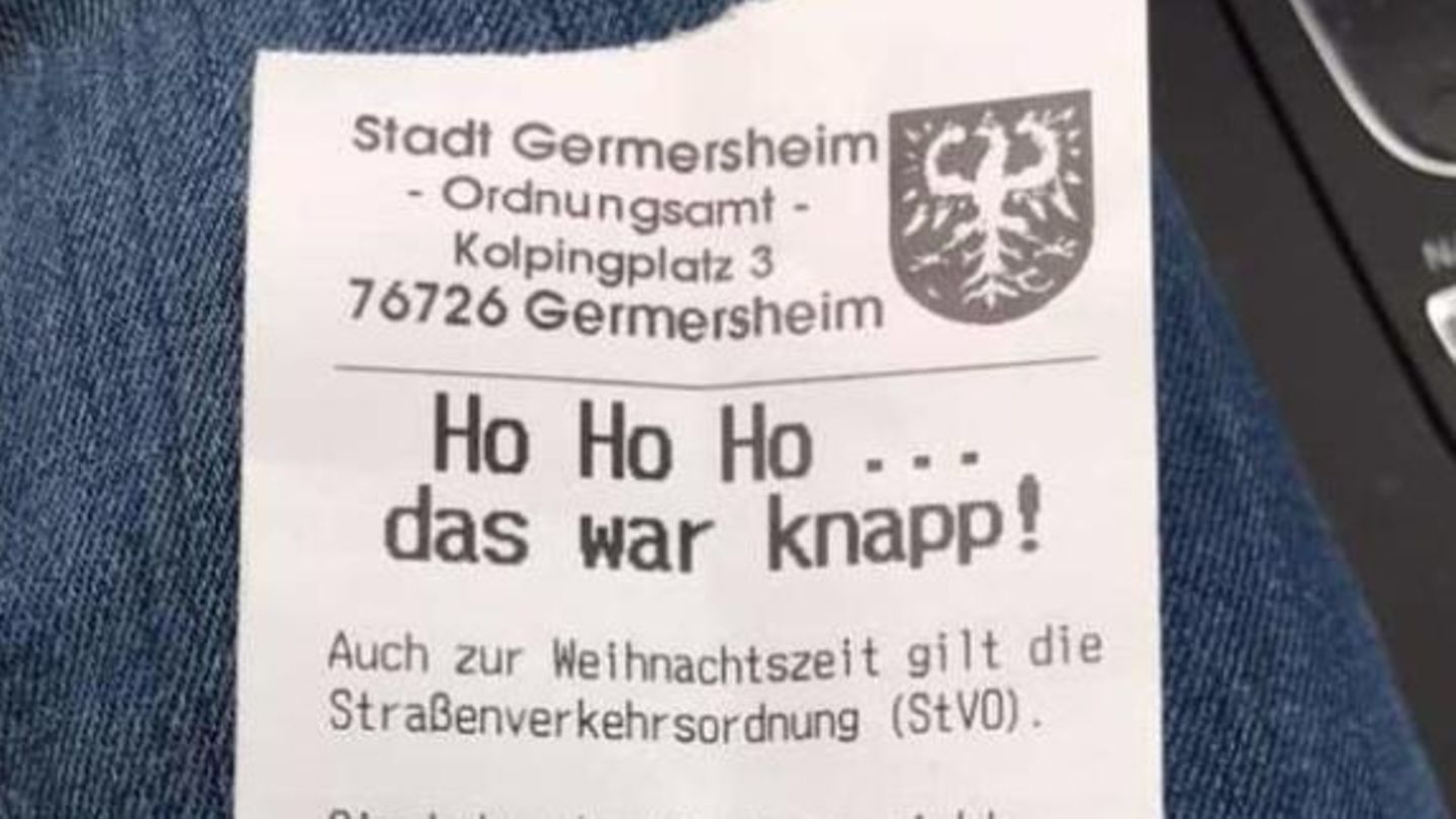 Weihnachtsgeschenk: Kein Knöllchen für Falschparken in Aichtal - SWR Aktuell