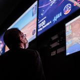 Die letzten Stunden der Mission wurden im Kontrollraum in Südaustralien verfolgt