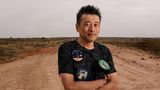Glücklich in der Wüste: Masaki Fujimoto, der stellvertretende Direktor derJ apan Aerospace Exploration Agency
