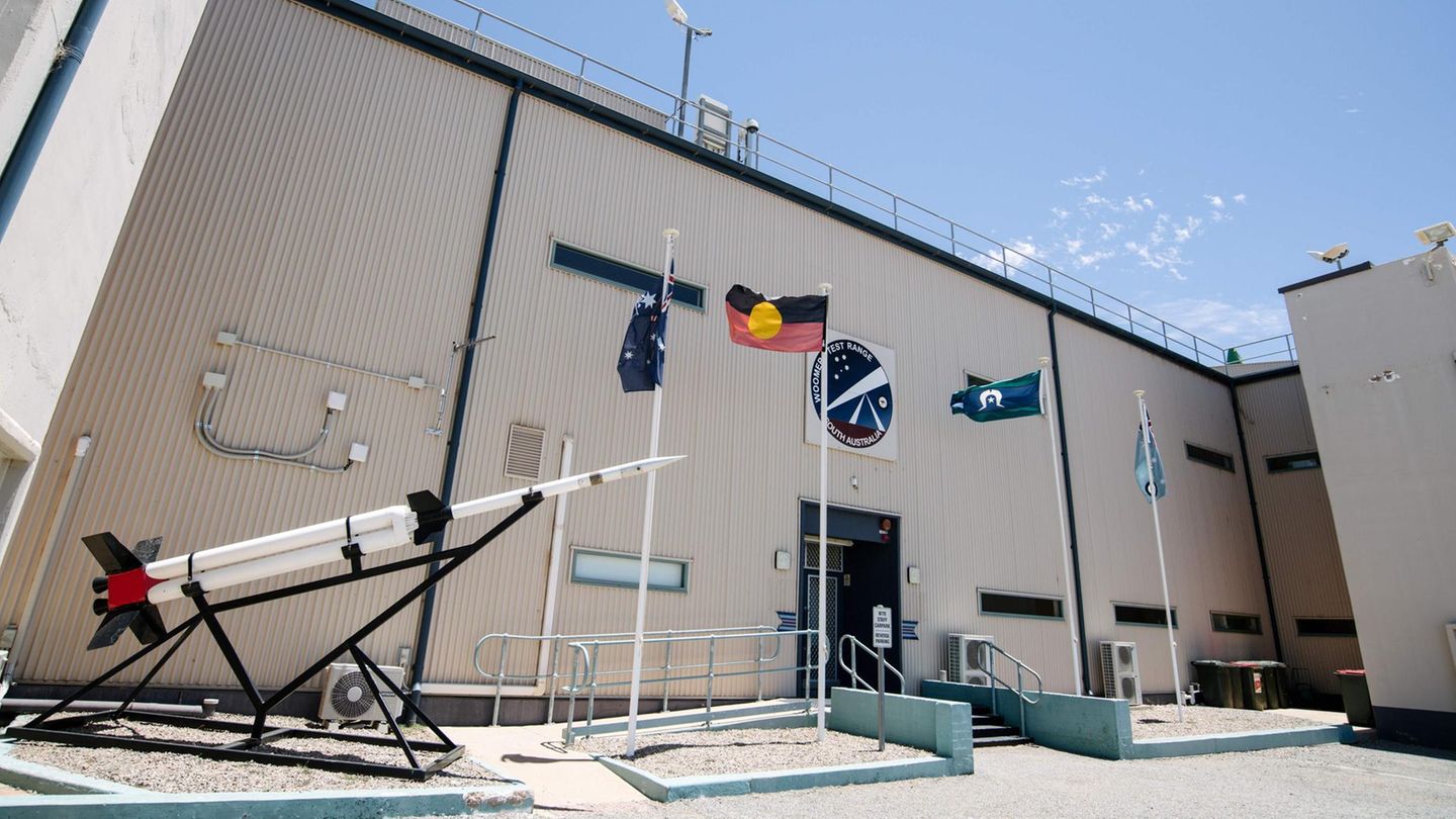 Die Basisstation in Australien: der Royal Australian Air Force's (RAAF) Woomera Range Complex in Woomera