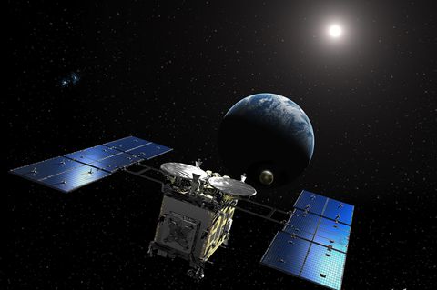 Die japanische Raumsonde Hayabusa 2
