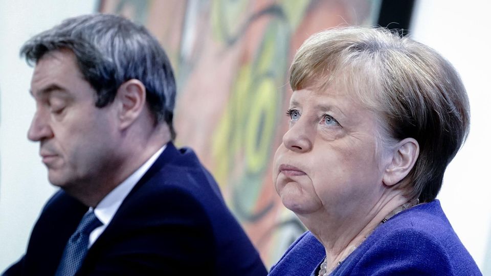 Markus Söder und Angela Merkel geschafft