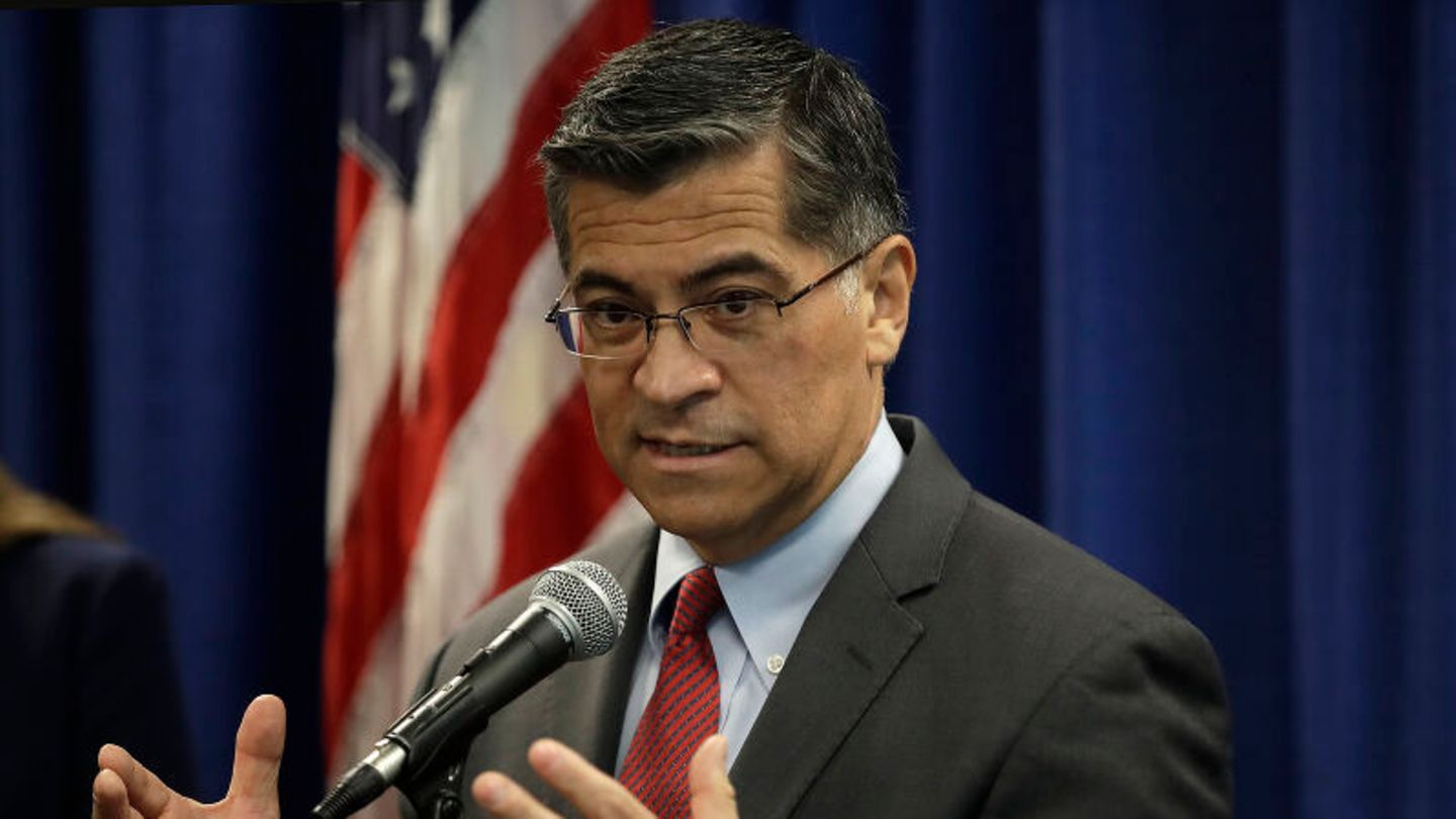 Nominiert von Biden für das Amt des Gesundheitsministers: Xavier Becerra, Generalstaatsanwalt von Kalifornien.