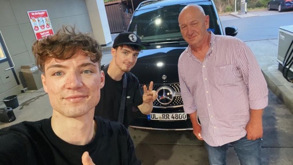 Heiko und Roman Lochmann mit Temmy Litzendorf