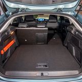 Der Kofferraum fasst 380 bis 1.250 Liter