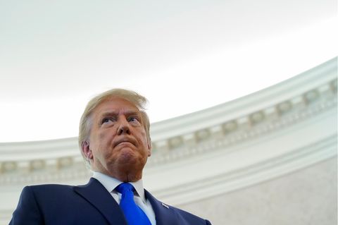US-Präsident Donald Trump im Oval Office des Weißen Hauses