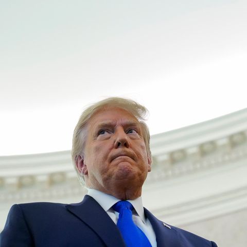 US-Präsident Donald Trump im Oval Office des Weißen Hauses