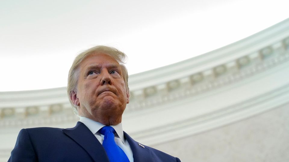 US-Präsident Donald Trump im Oval Office des Weißen Hauses