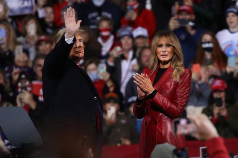 US-Präsident Donald Trump und First Lady Melania Trump
