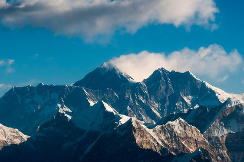 Der Mount Everest im Himalaya-Gebirge