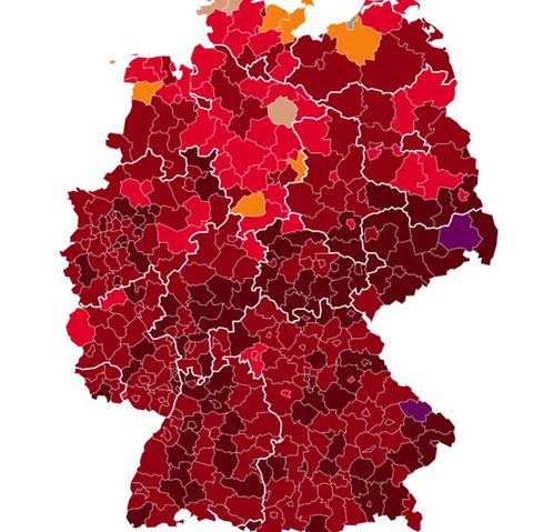 Aktuelle Corona-Zahlen für Deutschland