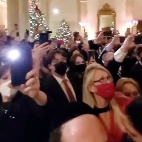 Zum alljährlichen Chanukka-Empfang lädt Donald Trump auch im Dezember 2020 Unterstützer ins Weiße Haus ein.