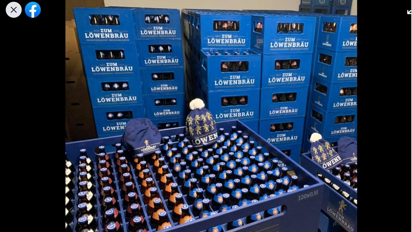 XXL Bierkiste  Zum Löwenbräu