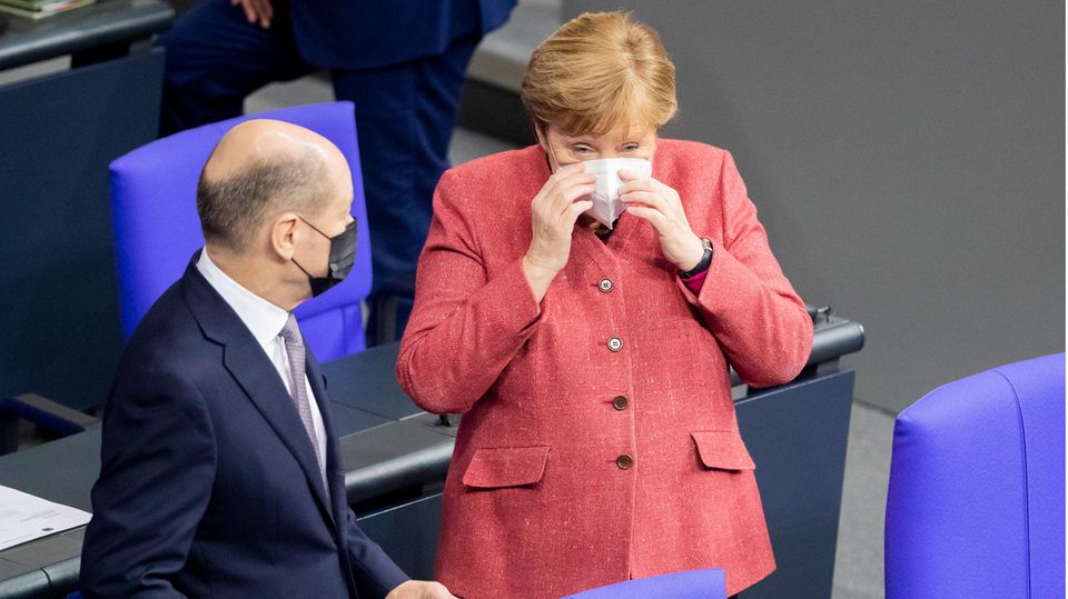 Scholz und Merkel