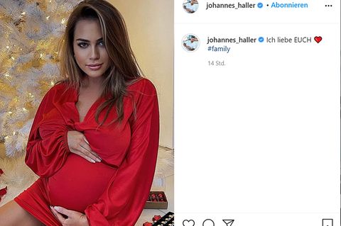 Jessica Paszka zeigt stolz ihren Babybauch