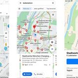 So erscheint eine Ladestation in München in der Moovility-App