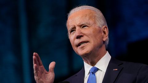Joe Biden am Rednerpult