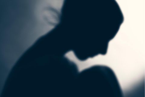 Der Schatten einer Frau