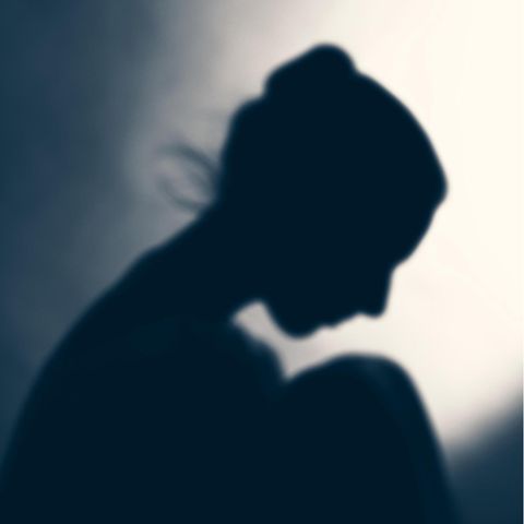 Der Schatten einer Frau