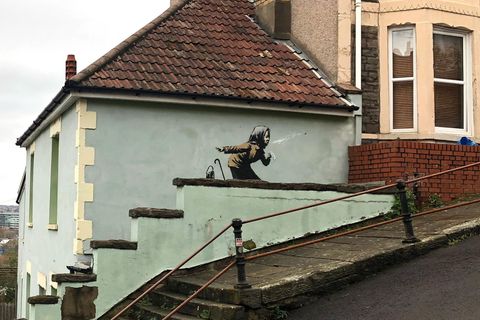 Banksy-Bild sei Dank: Eigentümerin will Haus nicht mehr verkaufen