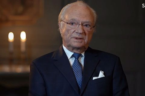 Carl Gustav von Schweden im Interview mit dem Sender SVT
