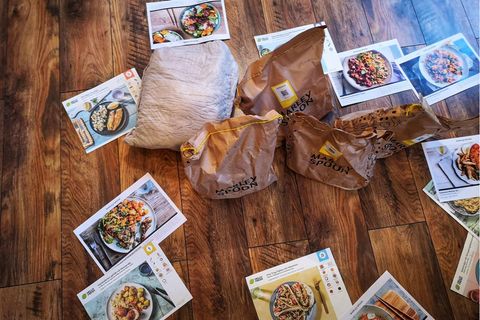 Das steckt in der Box von Marley Spoon, bei Hellofresh sieht es genauso aus.