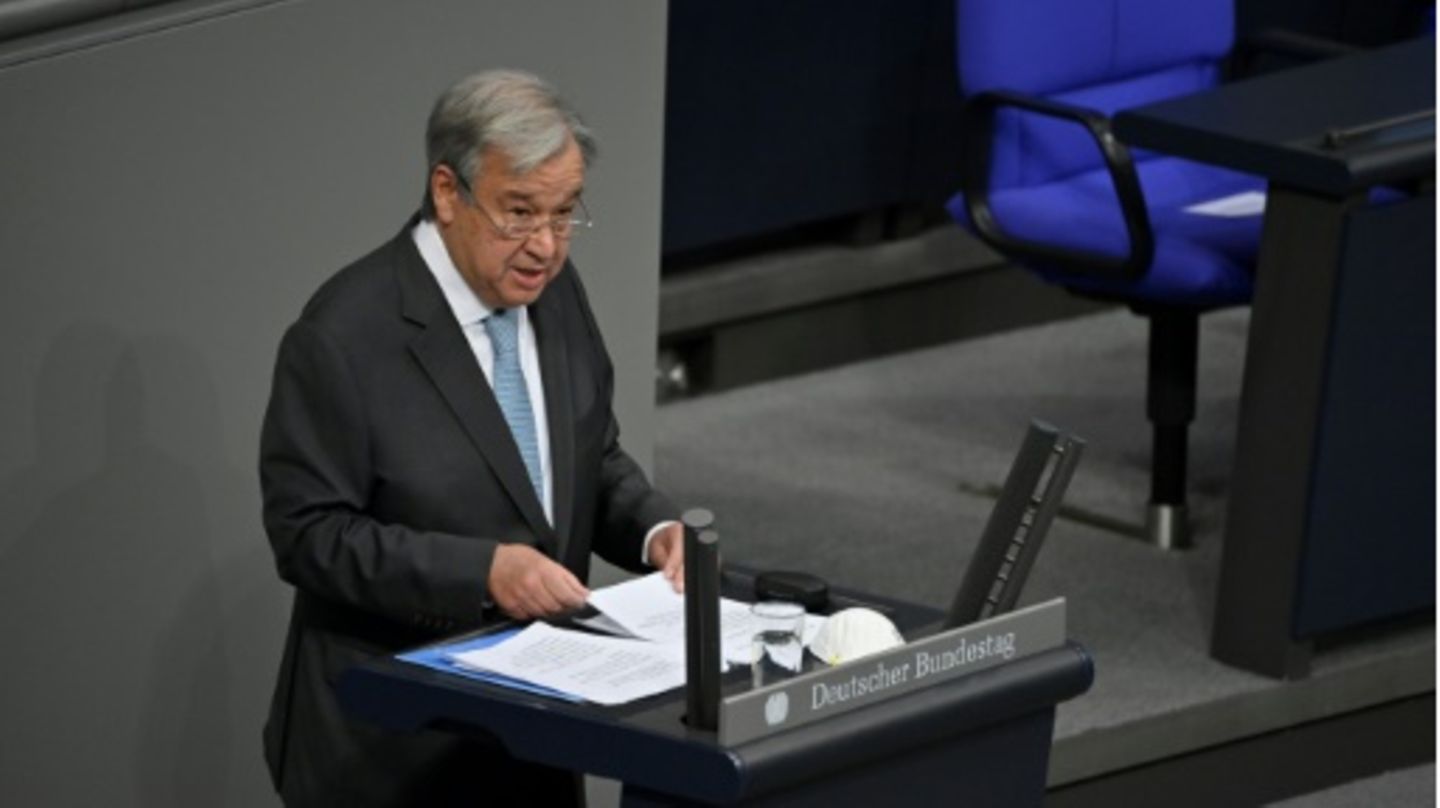 UN-Generalsekretär Guterres im Bundestag