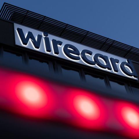 Der Schriftzug von Wirecard ist an der Firmenzentrale des Zahlungsdienstleisters in Aschbeim bei München zu sehen