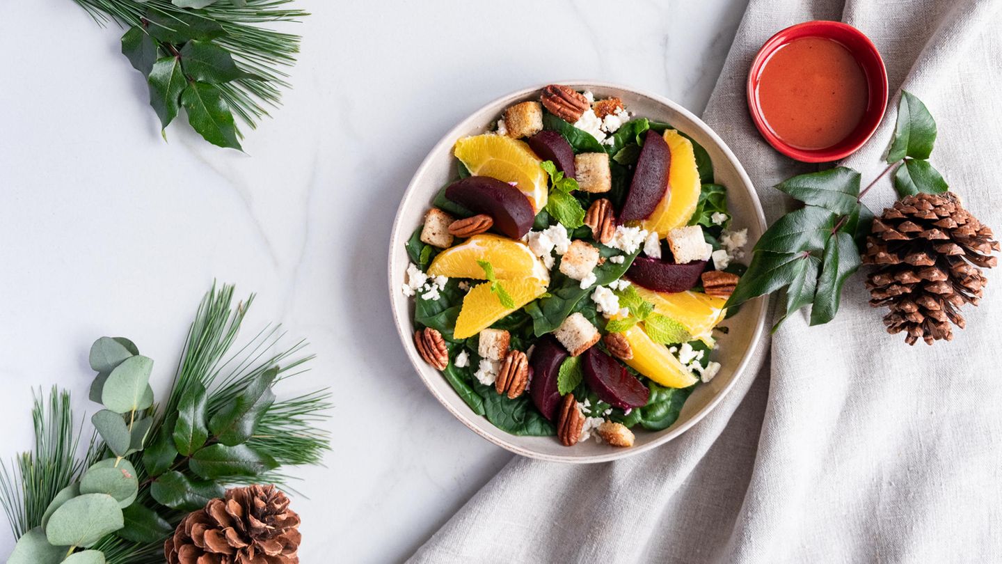 Santa's Rote-Bete-Salat mit Orangenfilets